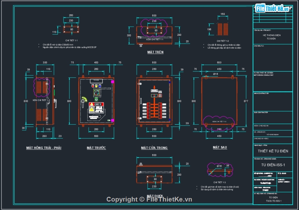 Bản vẽ autocad tủ điện MSB,Bản vẽ tủ điện Solar Inverter String,bản vẽ trạm biến áp 1 cột,file dwg tủ điện tạm công trường,biện pháp thi công chiếu sáng,biện pháp thi công chống sét